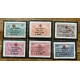 ALBANIA 1946 Yv 335A/F SERIE COMPLETA NUEVAS CON GOMA CRUZ ROJA 40 euros